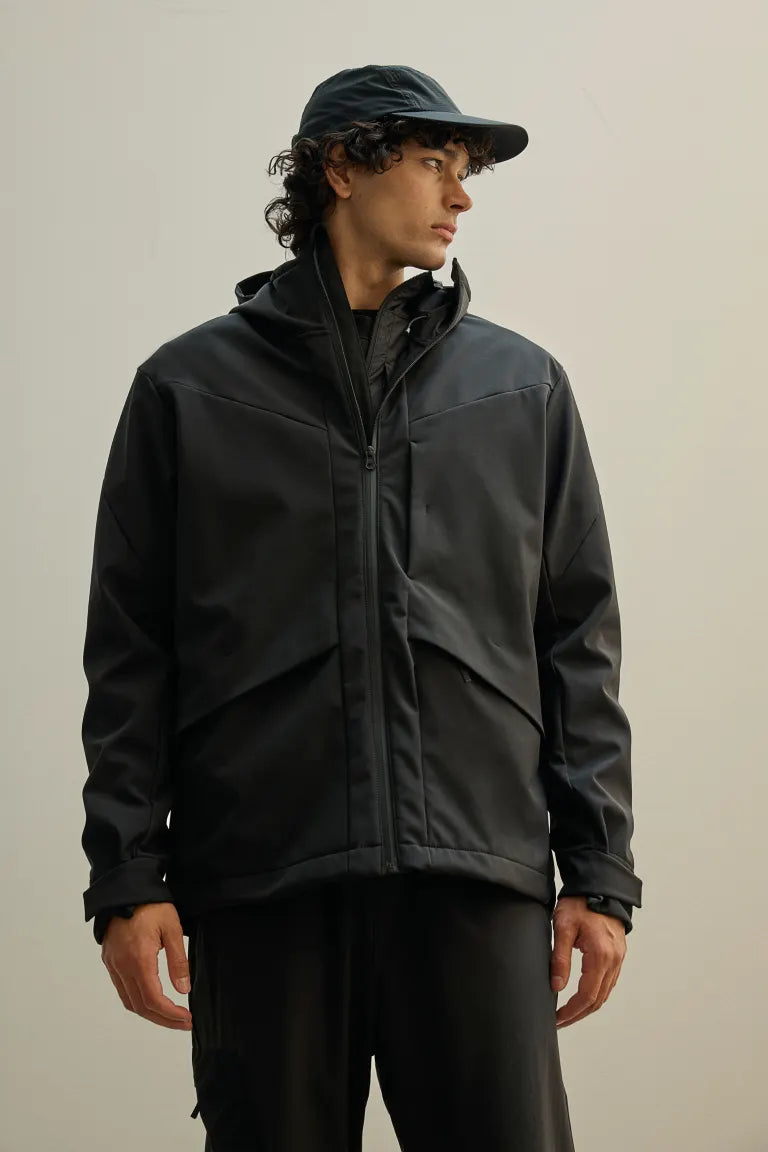 Water-repellent softshell jacket