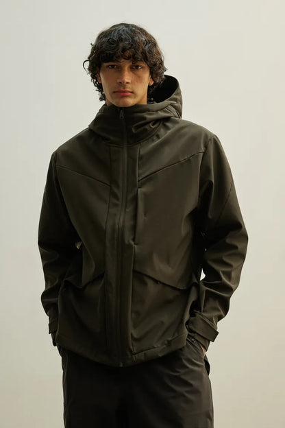 Water-repellent softshell jacket